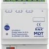 Contatore d'energia KNX AMD MDT EZ-0320.01 1L/3L 20A diretto 4UM 