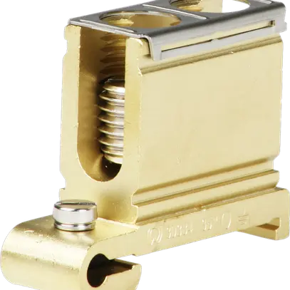 Morsetto di terra componibile Woertz 10…35mm² raccordo a vite 1×1 guida DIN 35mm 