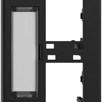 Kit de montage INC Feller FLF 3/5, pour 2×RJ45 freenet, sortie droite, noir 