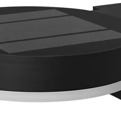 Lanterna LED LDV ENDURA STYLE Solar Sensor Wall Circle, 6W nero 