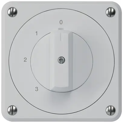 Interruttore rotativo INC robusto IP55 schema 5/1P grigio 