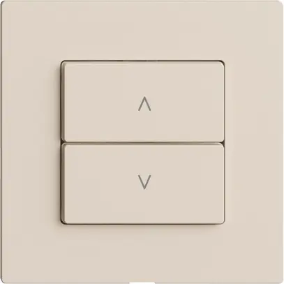 Interrupteur stores 1K/2T Edue Wiser crema 