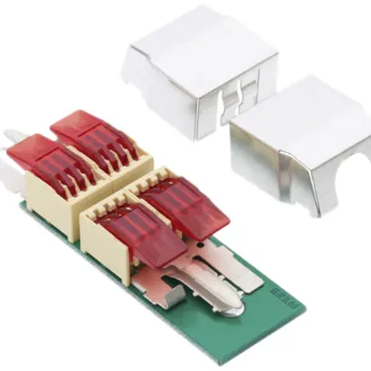 Kopplermodul R&Mfreenet, Kat.6A EasyLock, geschirmt 