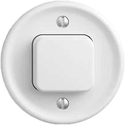 Drucktaster STANDARDdue AR 1L weiss 