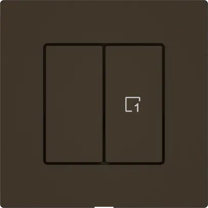 Interrupteur à pouss.EDIZIO.liv Wiser SNAPFIX® 1 canal 1 scène 2 touches br 