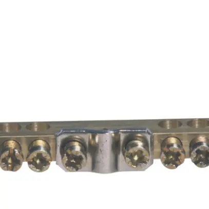 Morsetto di terra Trielec 6…35mm² raccordo vite/clip 12P per TH35 mm 