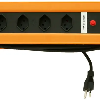 Presa multipla EFCO PICO 4×T13 Gd 3×1mm² 10m arancione 