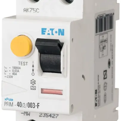 Interrupteur différentiel Eaton PFIM 2P 25A 30mA type G/F 