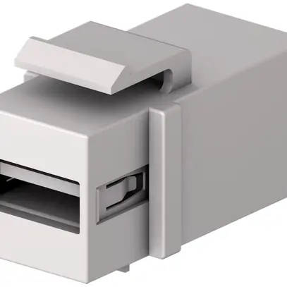 Modulo USB Cecoflex AVM-0008, Keystone, USB-A/USB-B 2.0, bianco 