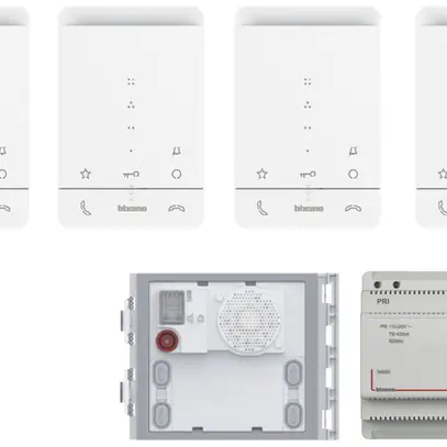 Kit interphone portier audio starter Bticino, 2 fils, SFERAnew / CLASSE 100 