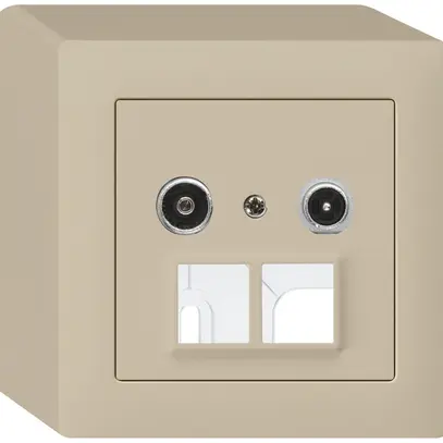 Presa multimedia AP kallysto R/TV 19dB 2GHz beige 