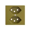 Placca frontale 2×T13 EDIZIOdue olive 