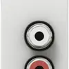 Presa RCA audio stereo INS MOS bianco 1 modulo 