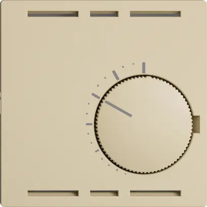 Thermostat d'ambiance ENC EDIZIOdue vanille, sans interrupteur 