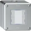 Poussoir AP robusto Q KNX 4× LED RGB s/e-link aluminium 