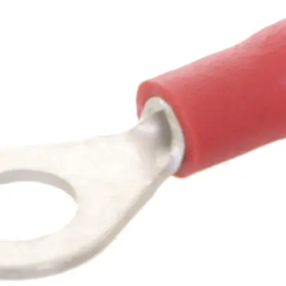Cosse à sertir forme annulaire Ferratec M5 isolé PC 0.5…1mm² rouge 500 pièces 