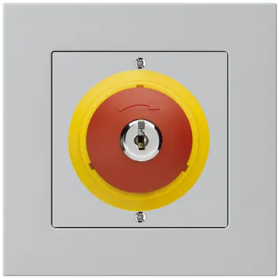 Contatto rotativo a chiave INC kallysto.pro ARRESTO DI EMERGENZA grigio chiaro 