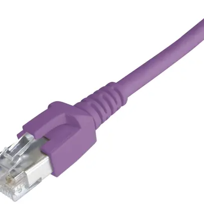 Cavo patch RJ45 Dätwyler 7702 4P, cat.6A (IEC) S/FTP LSZH, viola, 1.5m 