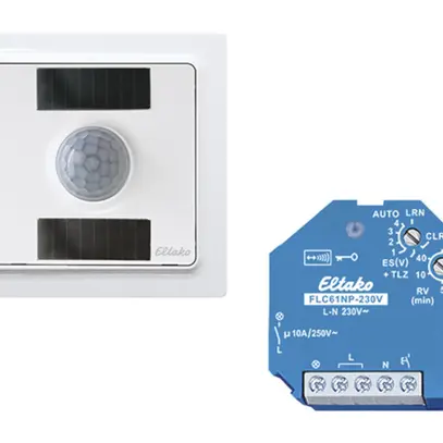 Kit de démarrage Eltako N°3 acteur FLC61NP+détecteur de mouvement FBH55ESB 