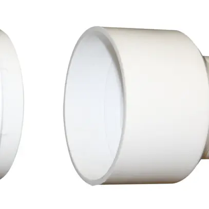 Grille d'échappement PVC Ø63mm 