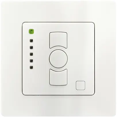 Émetteur mural RF AP elero ProLine QuinTec-868 5-canal à piles blanc 