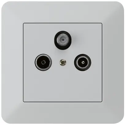 Presa antenna INC kallysto.trend R/TV/SAT grigio chiaro 