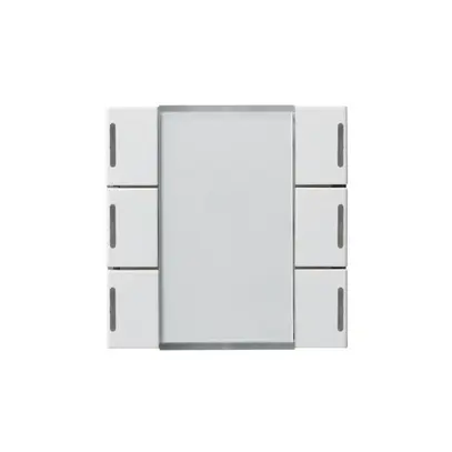 Kit frontale Hager kallysto 6×KNX LED systemlink/easylink bianco 