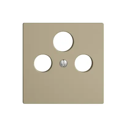 Placca frontale EDIZIOdue sand per presa di antenna per SAT 