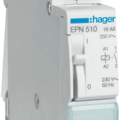 REG-Schrittschalter Hager 1TE 230VAC 110VDC 0 Öffner 1 Schliesser 0 Wechsler 