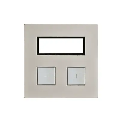 Kit de recouvr.EDIZIOdue elegance pour poussoir double+RTH stone 