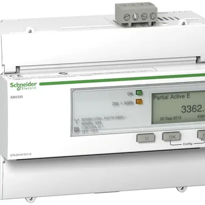 Compteur d'énergie AMD Schneider Electric iEM3350 3P+N 125A Modbus 