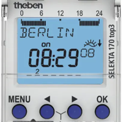 Minuteur astro AMD numérique Theben SELEKTA 170 top3 