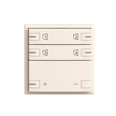 Kit de montage Edue zeptrionAIR F, WLAN variateur LED-RGB, 2×touche, 2×com.crema 