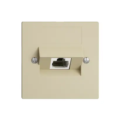 Presa INC 1×RJ45/u 8P ITplus EDIZIOdue vanille 