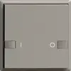 Taster ZEP 1K/1T ON-OFF Hauptstelle EDIZIOdue dunkelgrau 