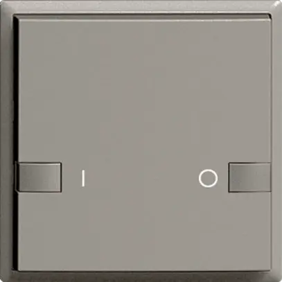 Taster ZEP 1K/1T ON-OFF Hauptstelle EDIZIOdue dunkelgrau 