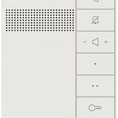 Poste audio intérieure Hager mains libres blanc 