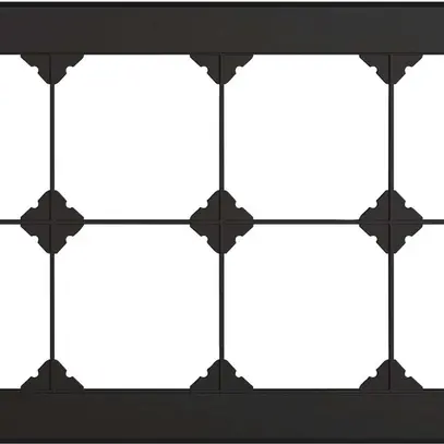 En-tête ENC EDIZIO.liv SNAPFIX® 2×4 pour combinaisons au choix noir 