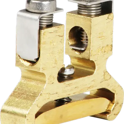 Schutzleiter-Reihenklemme Woertz 6…16mm² Schraubanschluss 2×1 Hutschiene TH35 