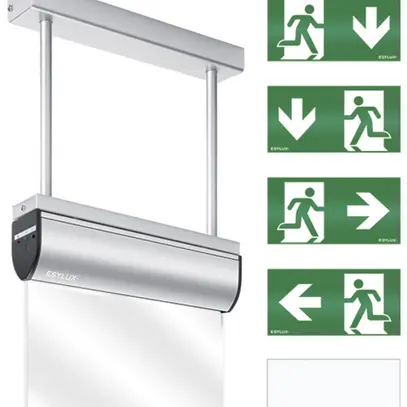 Lampada di emergenza ESYLUX SLD EL LED IR 230V 3W IP40 3h all fissaggio sospeso 