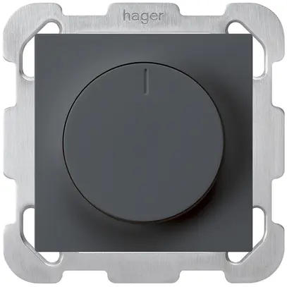 Variateur rotatif station secondaire ENC Hager kallysto anthracite 