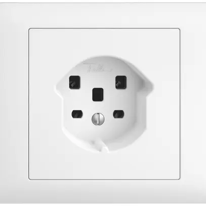 Prise INC EDIZIOdue T25 16A blanc, bornes à vis 