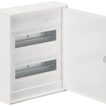 Quadro di distribuzione AP Hager volta 2 file porta IP30 305×370×96.5mm 