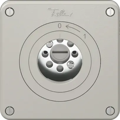 Contact pivotant NEVO, sans cylindre, KS, 0 <- 1, gris clair 