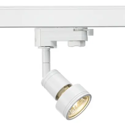 Proiettore SLV PURI, GU10 50W con adattatore 3-fasi IP20 bianco 