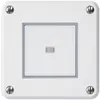 Interruttore INC robusto IP55 schema 3 illuminato bianco 