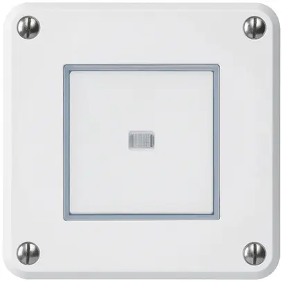 Interruttore INC robusto IP55 schema 3 illuminato bianco 