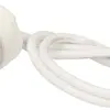 Douille G4/G5.3/G6.35 matière synthétique blanc avec raccordement 140mm 