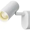 Plafonnier/applique LED SLV NOBLO-1 8W 600lm 2700K 36° 90×127×105mm blanc 