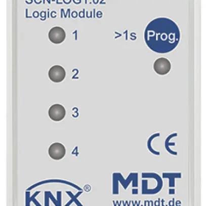 Modulo logico KNX AMD MDT SCN-LOG1.02 porte logiche AND/OR/XOR 8 ingressi 2UM 